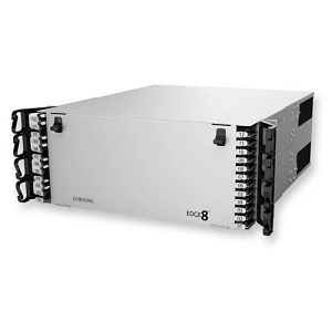 Corning EDGE8-04U | EDGE8, Solutions Housing, Rack, 4 RU, 17 in. W, 22.1 in. D, 7 in. H, Silver, 72 Panel