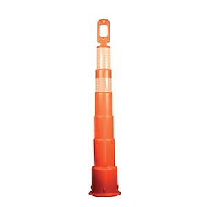 Cortina 03-750-64HI | EZ-Grab Channelizer Cone, One 4" Collar and One 6" Collar, 42"H