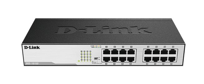 D-Link Systems Inc DGS-1016D | 16-Port Gigabit Unmanaged Desktop Switch