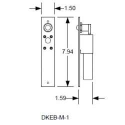 Door King DKEB-M-1 | Electric Deadbolt - Indoor Use Only