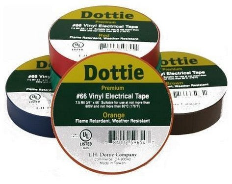 L H Dottie Company 66CYEL | Economic Elect Tape - Yellow