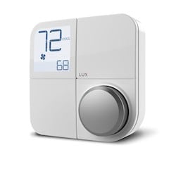 DSC KONOZW | Lux Konozw Z-Wave Smart Thermostat With White Decor Snap Cover