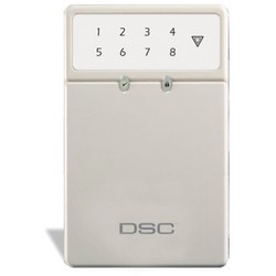 DSC LED5511Z | Security System Led Keypad, 8-Zone, Slimline, 4-Programmable Function Key, Surface/1-Gang Box Mount