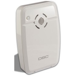 DSC WT4901 | Wireless Indoor Siren, 2-Way, 85 Db, 3.3" Width X 1.1" Depth X 5" Height, With (4) Aa Battery