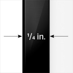 Da-Lite 23699 | UTB Contour, Ultra Thin Bezel Frame, Fixed, Low Profile, 1.1 HD Progressive, 16.9 HDTV Aspect Ratio, 116" W x 65" H, 133" Diagonal