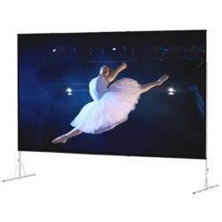 Da-Lite 88703 | FastFold Deluxe Screen System, VIDEO 4:3, 104 X 140, Dual Vision
