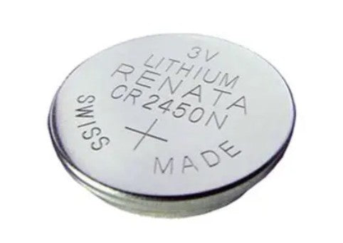 Dantona Industries CR2450N | Lithium Battery, Lithium, 3V, Height 1 in., Length 0.2 in., 550 mAh
