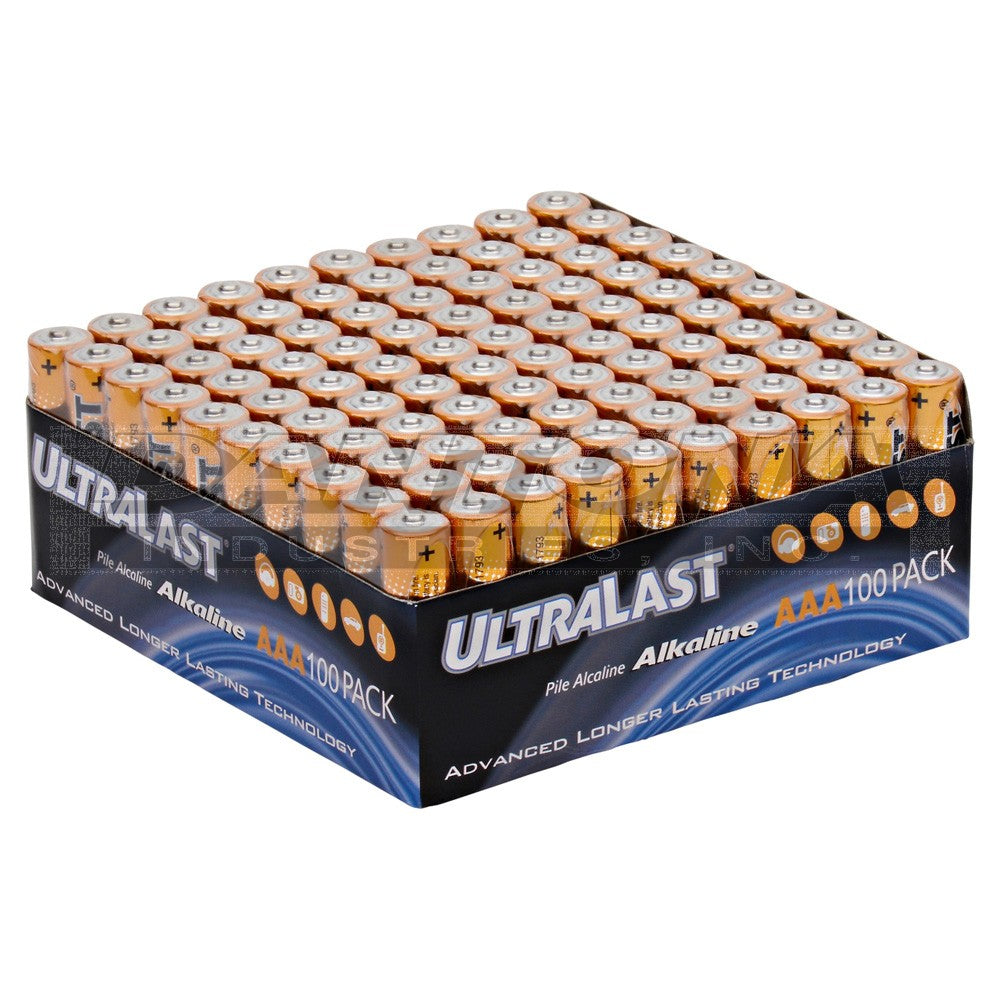 Dantona Industries Inc ULA100AAAB | Alkaline Battery, AAA Battery, Alkaline Manganese Dioxide, 850 mAh Battery Capacity