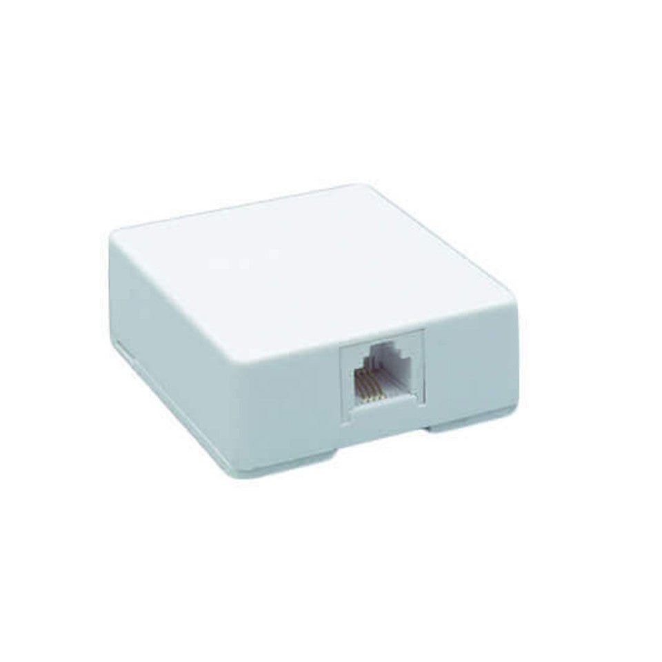 Datacomm Electronics 20-2012 | Color-Rite Surface Block, 4-Conductor, White