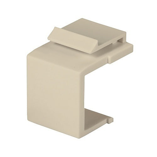 Datacomm Electronics 20-3101-AL | Keystone Blank Snap-In Insert, Almond, UL