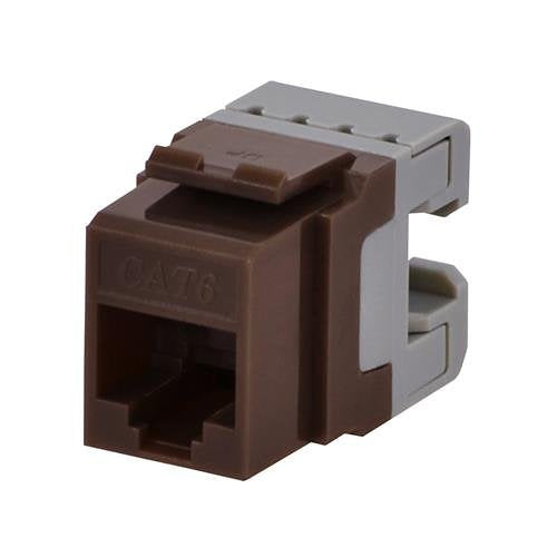 Datacomm Electronics 20-3426-BR | Category 6 Jack, Brown