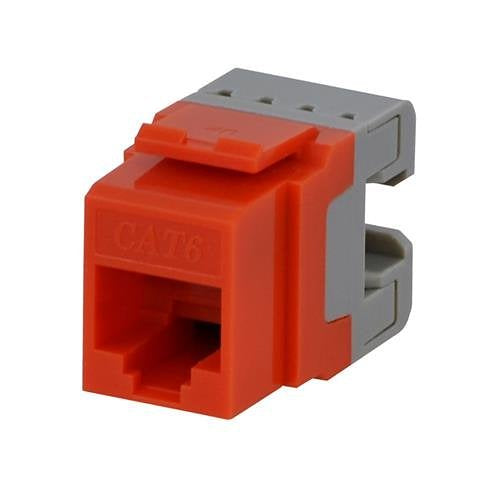Datacomm Electronics 20-3426-OR | Category 6 Jack, Orange