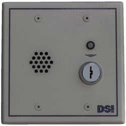 Designed Security Inc ES4300A-K1-T1 | Exit Alarm, Double Bit Key Switch, 103 Db, 12 To 24 Volt Ac/Dc 200 Milliampere, 4.6" W X 2.3" D X 4.6" H, Beige, With Tamper Switch