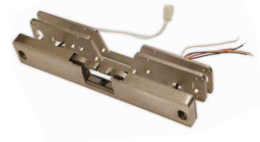 Detex Corporation DS-24 | Electric Strike, 12/24 VAC/VDC, For Rim Exit Devices, Satin Stainless Finish