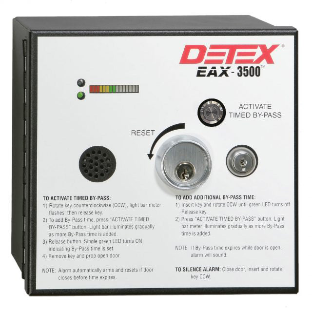Detex Corporation EAX-3500 | Surface-Mount AC/DC Powered Exit Alarm