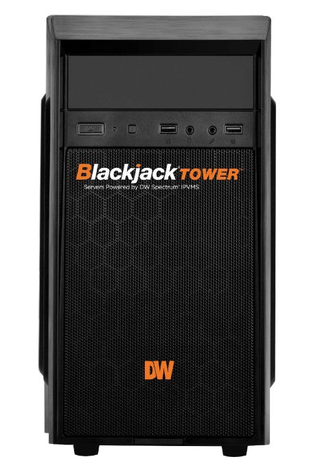 Digital Watchdog DW-BJMT5109TLX | Blackjack Tower Mid-Size Server with 9TB HDD, Linux Ubuntu