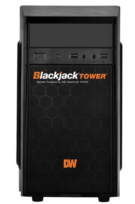 Digital Watchdog DW-BJMT5124TLX | Blackjack Tower Mid-Size Server with 24TB HDD, Linux Ubuntu