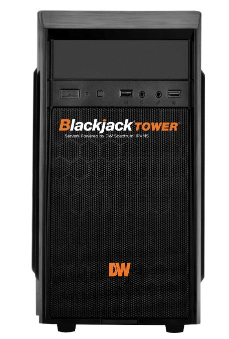 Digital Watchdog DW-BJMT5130T | Blackjack Tower Mid-Size Server with 30TB HDD, Windows 10