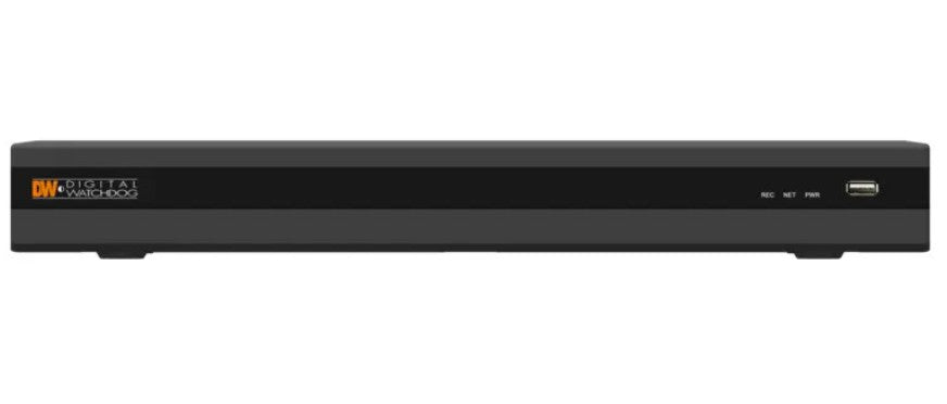 Digital Watchdog DW-VG41632T16P | Advanced Linux-based Embedded NVR, 32TB, Supports 16 2.1MP Cameras 30fps (1080P) Up To 4K