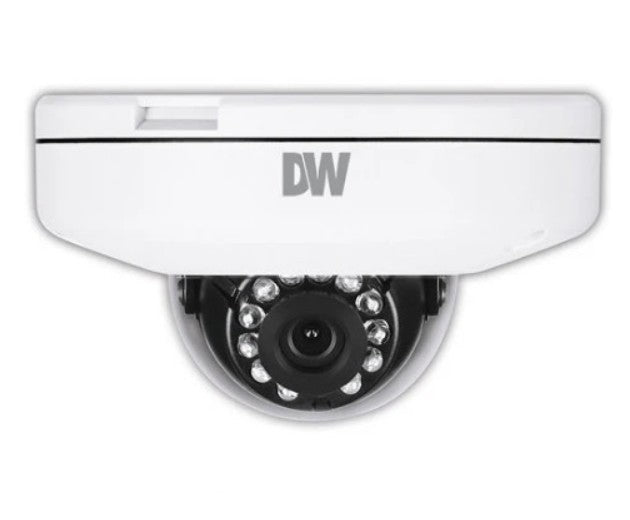 Digital Watchdog DWC-MPF2WI28TW | 2.1 Megapixel/1080p Ultra-Low Profile Vandal Dome IP Camera with IVA+, 2.8mm Lens