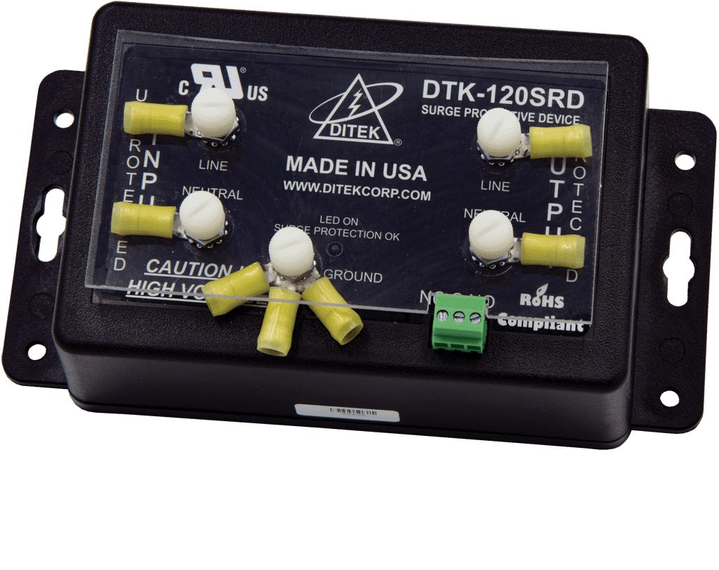Ditek DTK-120SRD | 120VAC Surge Protective Device with Dry Contacts