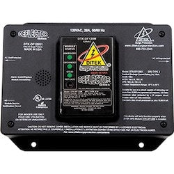 Ditek DTK-DF120S1 | 120VAC, 20A Series Connected Surge Protector with Dry Contacts and Audible Alarm