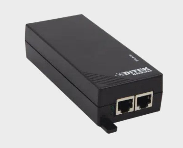 Ditek DTK-INJ30 | 30 Watt Gigabit PoE+ Injector