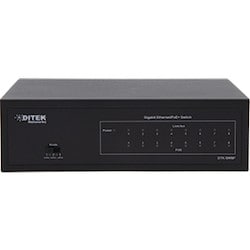 Ditek DTK-SW8P | 8 Port Desktop Gigabit Ethernet PoE+ Switch 60W