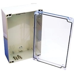 Ditek 171-104 | Enclosure Rohs, Nema 4X, 9.25" X 6.25" X 3.63" With Clear Cover  Tss4