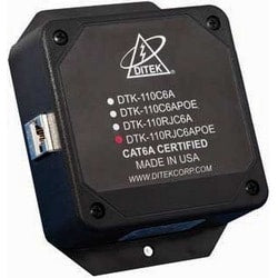 Ditek DTK-110RJC6APOE | Cat6A Poe Surge Protection With 110 In / Rj45 Out