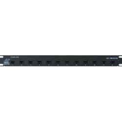 Ditek DTK-RM12POE | 12 Channel, Rack Mount Poe Surge Protector, 1U, Rj45 In/Out, 10Gbe