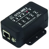 Ditek DTKMRJPOES | Shielded RJ45 Female In/Out PoE Surge Protector