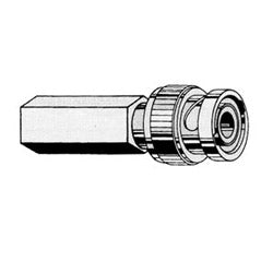 Dolphin Components DC-UG78-2 | Cable Connector, 1-Piece, Twist-On, Male, 75 Ohm, For Rg59/Rg62 Cable