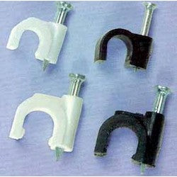 Dolphin Components DCC-59W | Cable Clip White Rg59 Concrete100/Pk