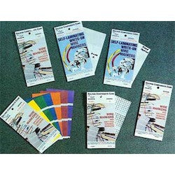 Dolphin Components DCWM-25 | 1" W X 2.5" L Self Laminating Markers with