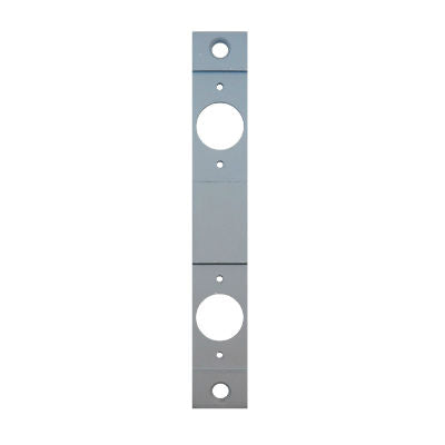 Don-Jo CV-8624-CP | Mortise Conversion Plate, 86 Cutout to (2) 161, 1-1/4" Width x 8" Height, Chrome Plated