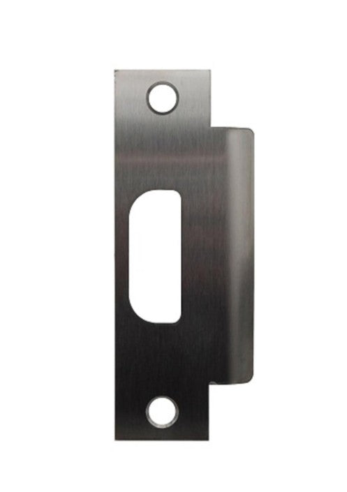 Don-Jo EH-161-630 | Extended Full Lip Strike Plate, 1-1/4" Width x 4-7/8" Height, Satin Stainless Steel