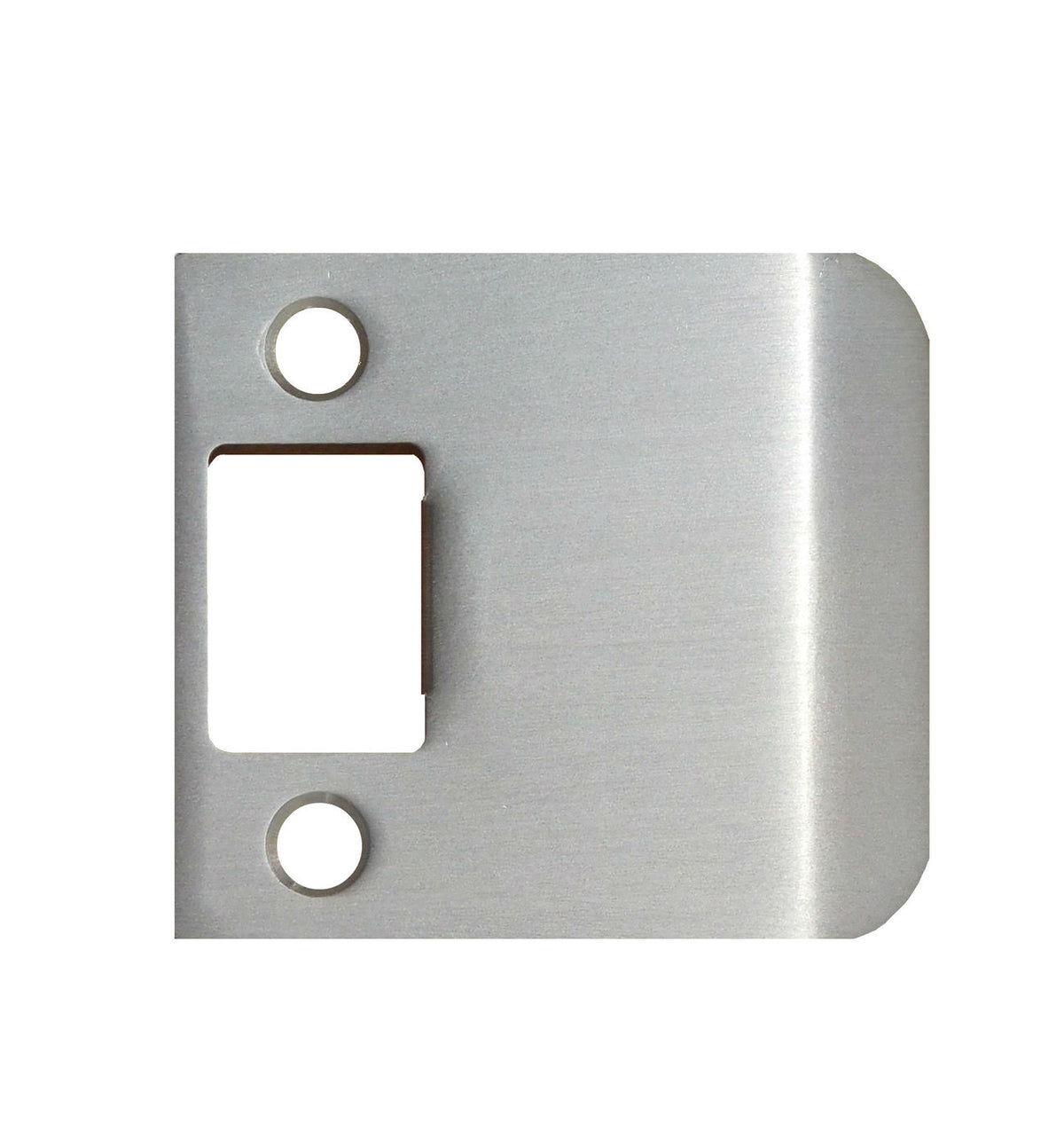 Don-Jo EL-102-620 | Extended Lip Strike Plate, 2" Width x 2-1/4" Height, 18 Gauge, Satin Nickel