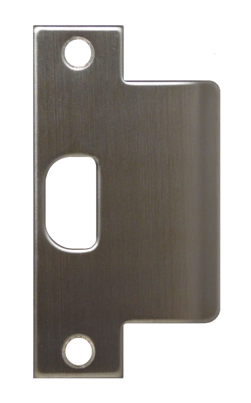 Don-Jo EST-102-DU | Extended Lip Strike Plate, 2" Width x 4-7/8" Height, 13 Gauge, Duro Coated