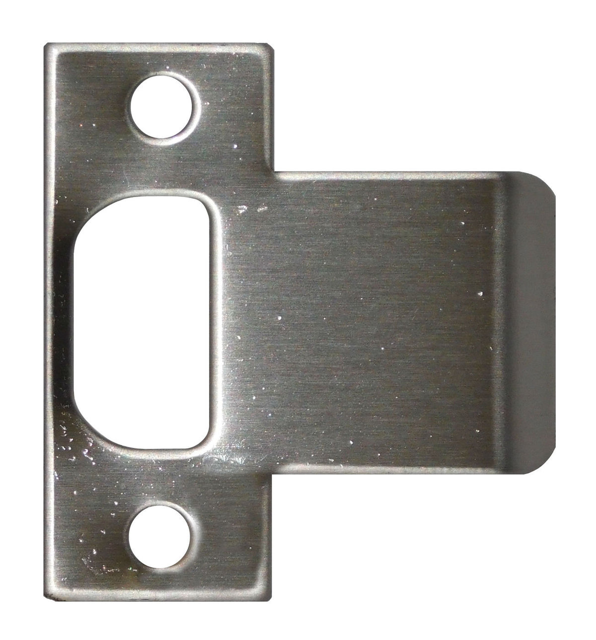 Don-Jo ETS-103-630 | Extended Lip T-Strike Plate, 3" Width x 2-3/4" Height, 18 Gauge, Stainless Steel
