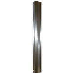 Don-Jo Mfg Inc 85-630 | Vertical Rod Protector Cover, 3-1/8" x 24", 1-1/8" Projection, 18 Gauge Stainless Steel