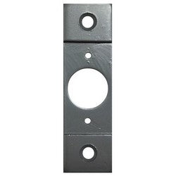 Don-Jo Mfg Inc CV-2414-SL | Mortise Conversion Plate, Sargent Integra Lock, 1-1/4" x 4-1/4", 1/4" Gauge Steel, Silver Coated