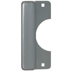 Don-Jo Mfg Inc LELP-208-DU | Electric Strike Latch Protector, 3-1/2" x 8", 3-3/4" Rose, 12 Gauge Steel, Duro Coated, For Mortise/Keyless Lock/Exit Device