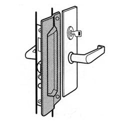 Don-Jo Mfg Inc MLP-211-SL | Latch Protector, 3" x 11", 12 Gauge Steel, Silver Coated, For Outswinging Door