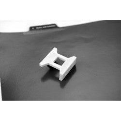 Don-Jo Mfg Inc RG-50 | Door Flush Bolt, Plastic, White, For Aluminum Door