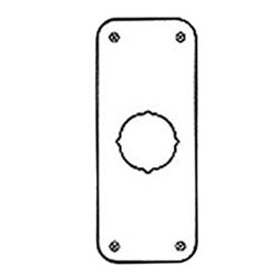 Don-Jo Mfg Inc RP-13509-630 | Remodeler Plate, 3-1/2" x 9", 22 Gauge, Stainless Steel, For Decorating/Modernizing