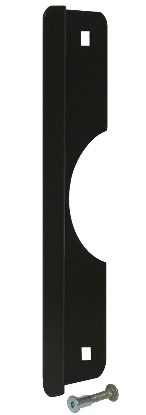 Don-Jo OSLP-207-EBF-DU | Latch Protector, 7" Height, Steel, Duro Coated