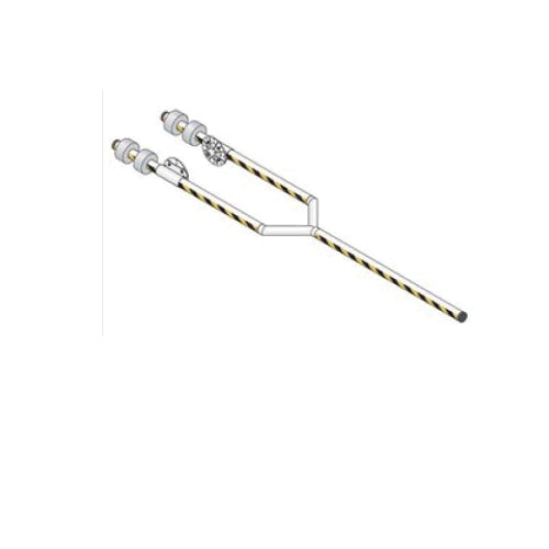 Door King 1602-162 | Barrier Arm Kit, 3-Piece, 90 Degree Rotating Arm, 20 Length, Aluminum