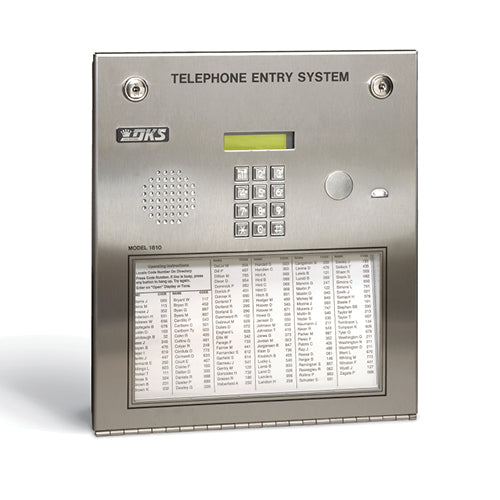 Door King 1810-096 | 1810 Access Plus Flush Mount Stainless Steel Faceplate