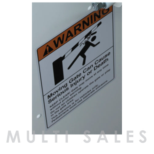 Door King 2599-035 | Label 1601 Warning
